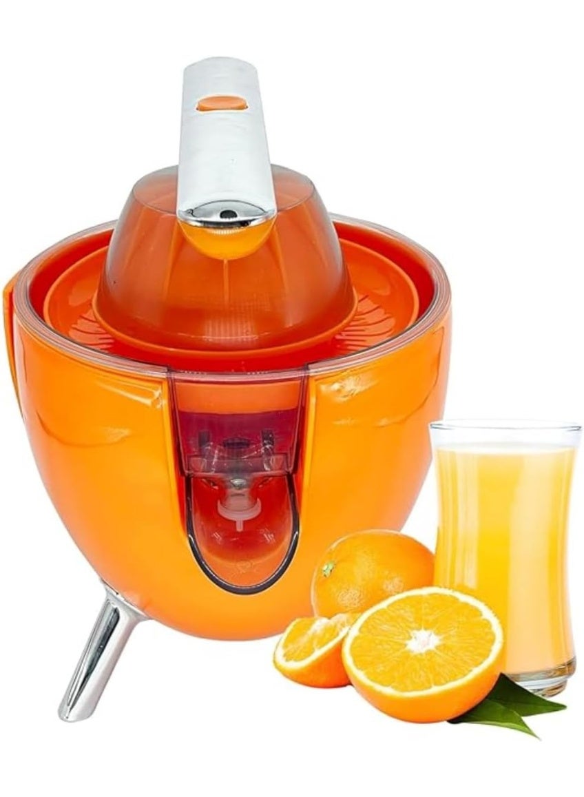 Electric Orange And Lemon Juicer 300W Motor Dual Size Cones Stainless Steel Strainer No-Drip Spout Easy Clean Removable Parts BPA-Free Durable Design For Kitchen Use